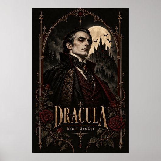 Poster Dracula – Bram Stoker Vampire gothique (Devant)