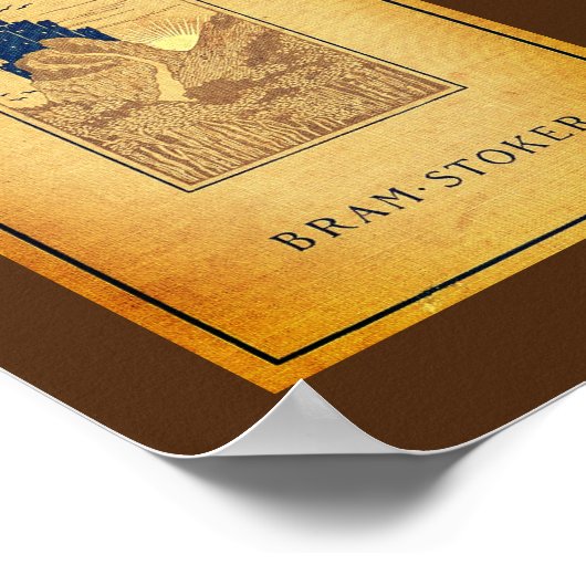 Poster Dracula Couverture de la première édition américai (Coin)