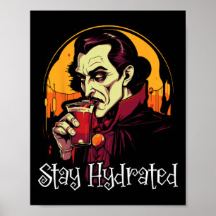 Poster Dracula Halloween Trick Ou Treat Éffrayant Vamp
