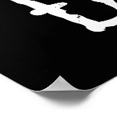 Poster Dracula Portrait noir et blanc (Coin)