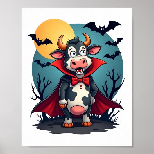 Poster Dracula vache se lève (Devant)