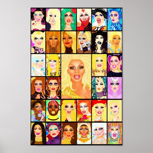 POSTER DRAG REEN POURCENTAGE (Devant)