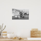 Poster Drag vintage - BMW Drag Bike (Cuisine)