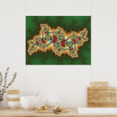 Poster Dragon à flammes (Imprimer) (Cuisine)