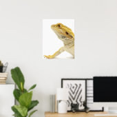 Poster Dragon à oreilles (Pogona Vitticeps) (Bureau à domicile)