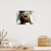 Poster Dragon à tête orientale - Pogona barbata (Cuisine)