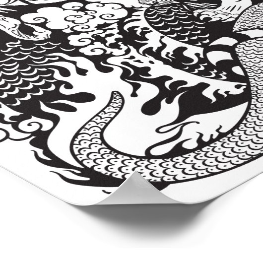 Poster dragon and tiger figfigting (Coin)