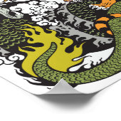 Poster dragon and tiger figfigting (Coin)