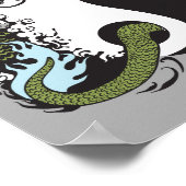 Poster dragon and tiger yin yang (Coin)