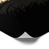 Poster Dragon Anime Minimaliste (Coin)