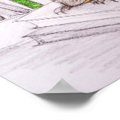 Poster Dragon Baby Bibliophile Book Lover Librarary (Coin)