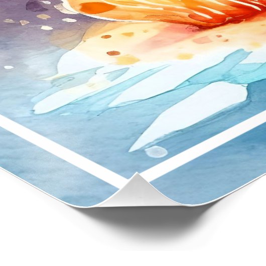 Poster Dragon Bébé Crystalized Cute (Coin)