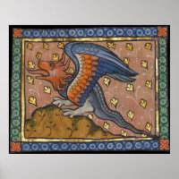 Dragon Bestiaire Médiéval c. 1270