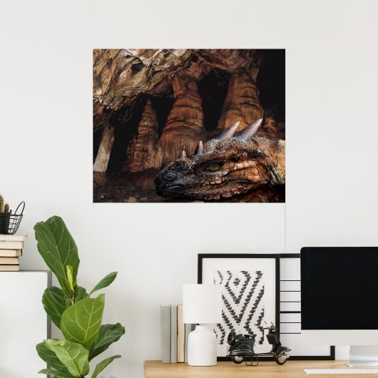 Poster Dragon cave (Bureau à domicile)