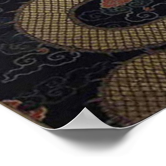 Poster Dragon chinois (Coin)