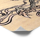 Poster Dragon chinois (Coin)