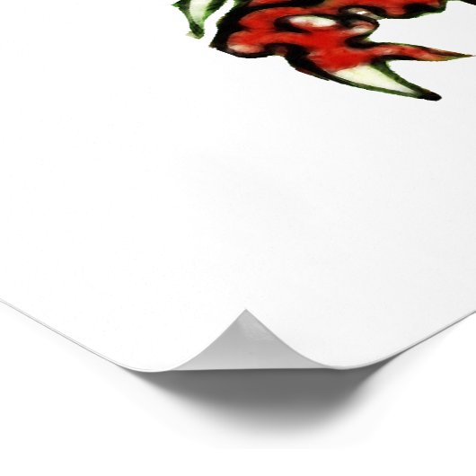 Poster Dragon chinois (Coin)