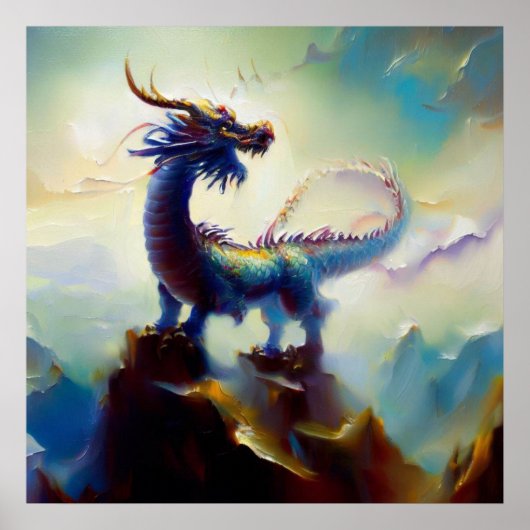 Poster Dragon chinois (12) (Devant)