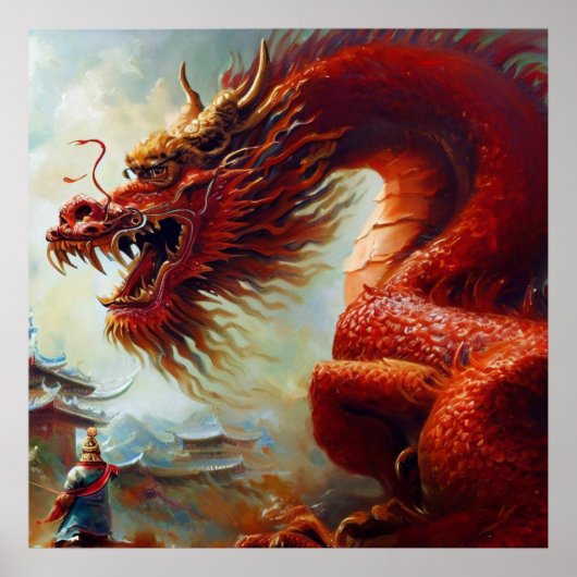Poster Dragon chinois (13) (Devant)