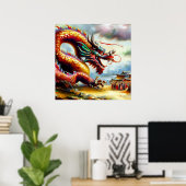 Poster Dragon chinois (16) (Bureau à domicile)