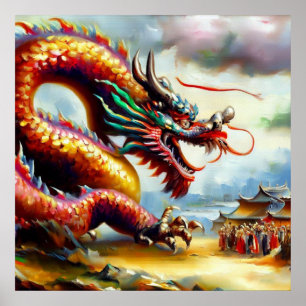 Poster Dragon chinois (16)