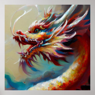 Poster Dragon chinois (2)