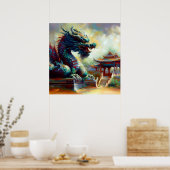 Poster Dragon chinois (26) (Cuisine)