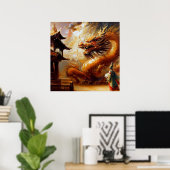 Poster Dragon chinois (27) (Bureau à domicile)