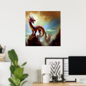 Poster Dragon chinois (28) (Bureau à domicile)