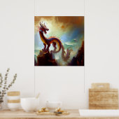 Poster Dragon chinois (28) (Cuisine)