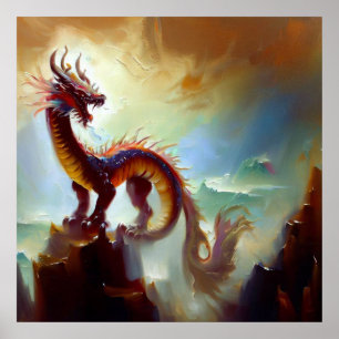 Poster Dragon chinois (28)