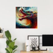 Poster Dragon chinois (32) (Bureau à domicile)