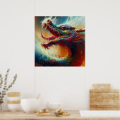 Poster Dragon chinois (32) (Cuisine)