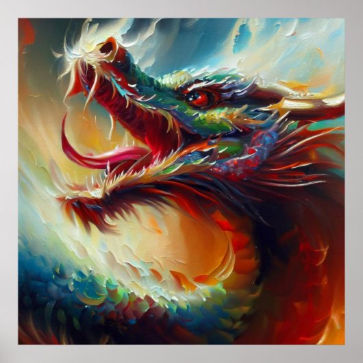 Poster Dragon chinois (32) (Devant)