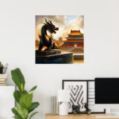 Poster Dragon chinois (33) (Bureau à domicile)