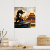 Poster Dragon chinois (33) (Cuisine)