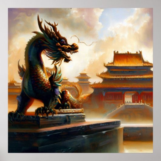 Poster Dragon chinois (33) (Devant)
