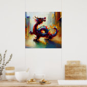 Poster Dragon chinois (34) (Cuisine)
