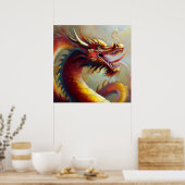 Poster Dragon chinois (35) (Cuisine)
