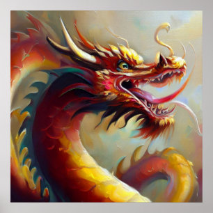 Poster Dragon chinois (35)