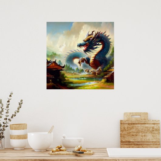 Poster Dragon chinois (36) (Cuisine)