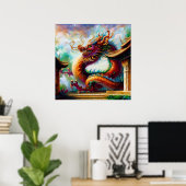 Poster Dragon chinois (6) (Bureau à domicile)