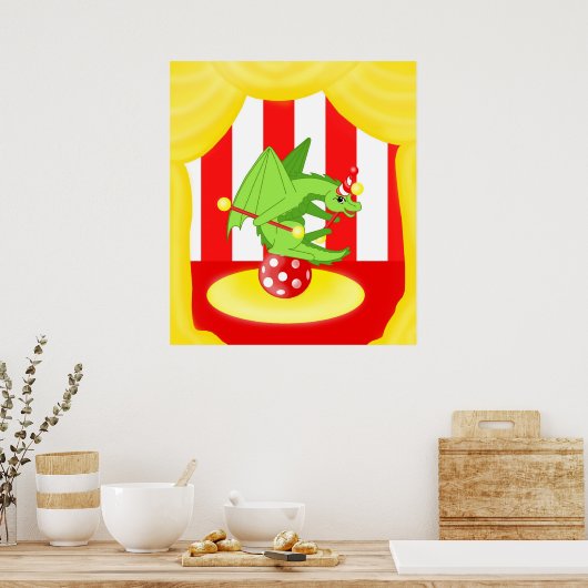 Poster Dragon Clowne (Cuisine)