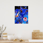 Poster Dragon cosmique Azurite (Cuisine)