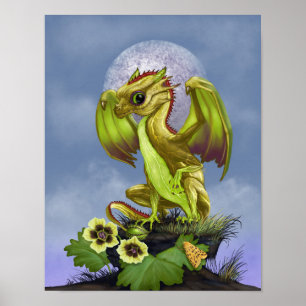 Poster Dragon de canneberges 11x14 (4x6 et supérieur)