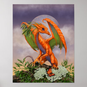 Poster Dragon de carottes 11x14 (4x6 et supérieur)