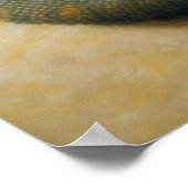 Poster Dragon de chat vintage avec ailes papillon (Coin)