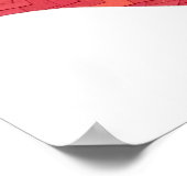 Poster Dragon de coeur rouge en blanc (Coin)