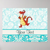 Dragon de dessin animé ; mignon
