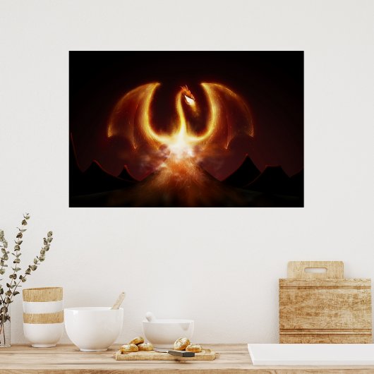 Poster Dragon de feu (Cuisine)